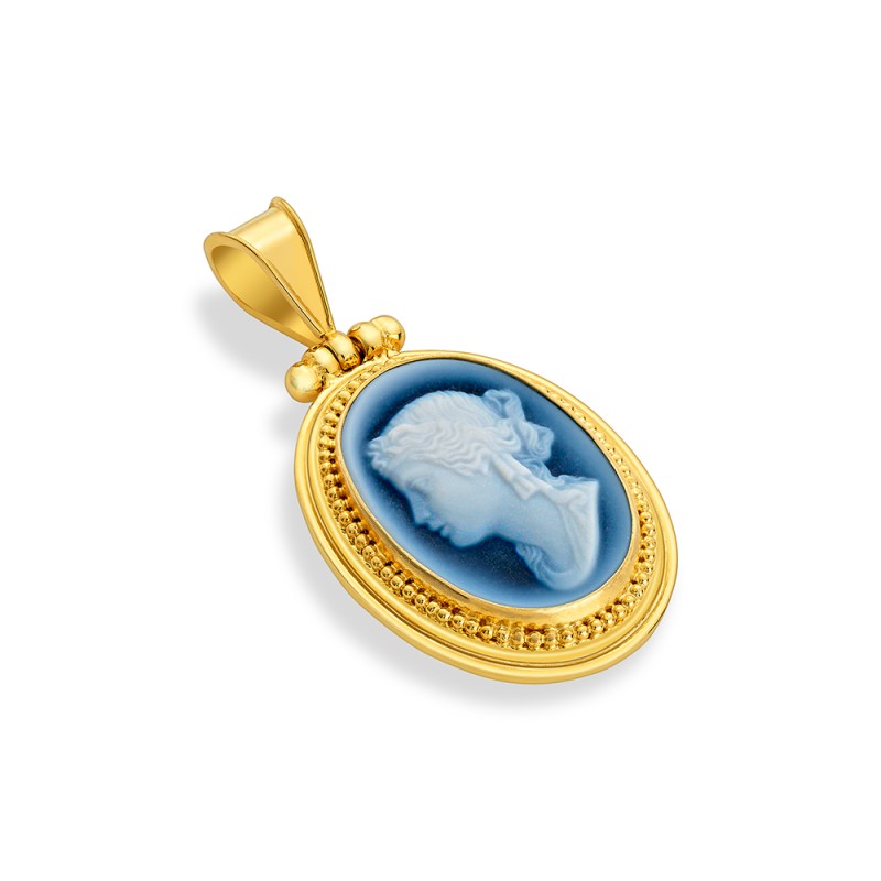 Byzantine 14K Gold Pendant | DAMASKOS