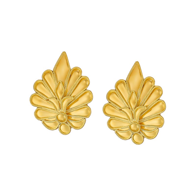 Archaic 14K Gold Earrings #29 | Damaskos