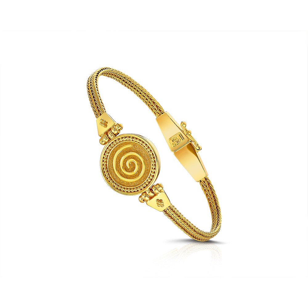 Byzantine 18K Gold Bracelet | Damaskos ver.3 - Image 2