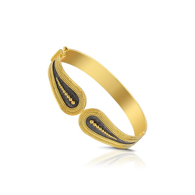 Archaic 18K Gold Bracelet | Damaskos - Image 2
