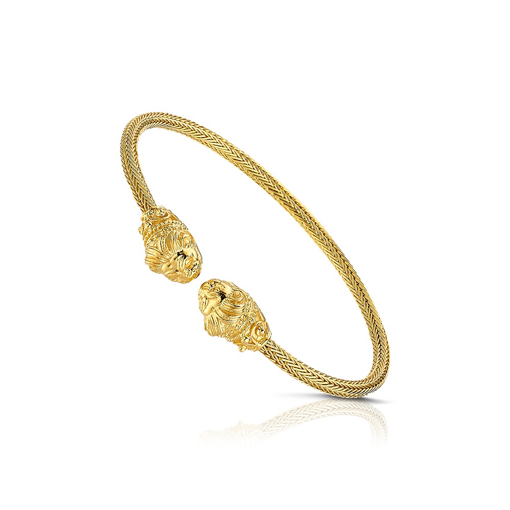 Archaic 18K Gold Bracelet Leon | Damaskos - Image 3