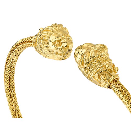 Archaic 18K Gold Bracelet Leon | Damaskos - Image 4