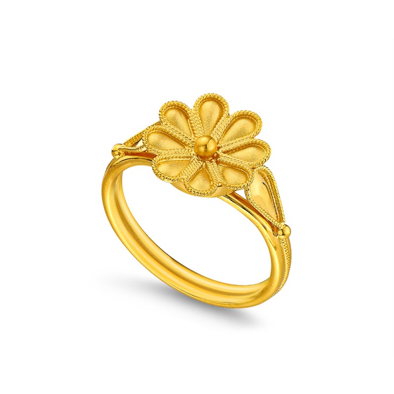 Archaic 14K Gold Ring (~4.5 g) | Damaskos