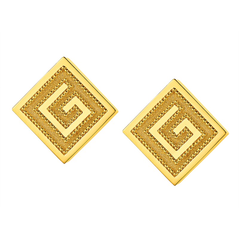 Archaic 14K Gold Earrings #26 | Damaskos